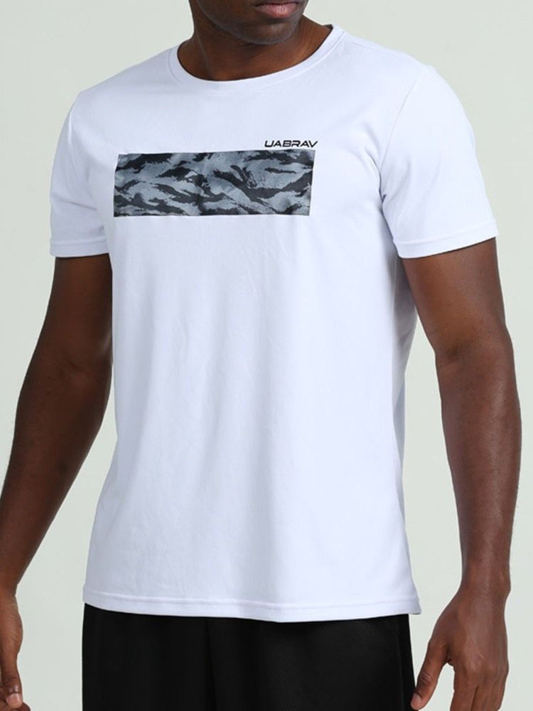 Print Andas Polyester Tröja Kortärmad Herrtröjor