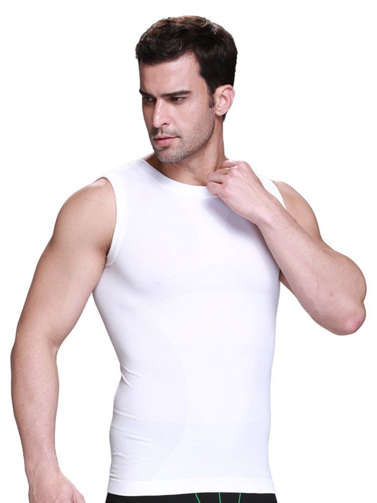 Seamless Quick Dry Outdoor Sports Vest Topp För Män