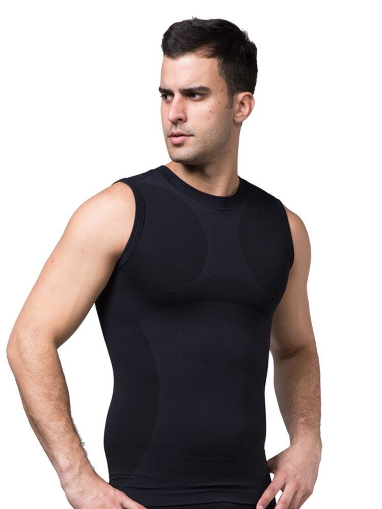 Seamless Quick Dry Outdoor Sports Vest Topp För Män