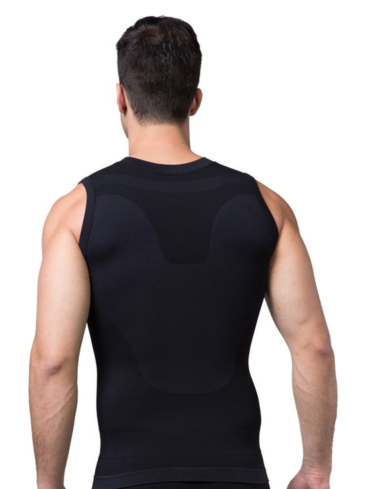 Seamless Quick Dry Outdoor Sports Vest Topp För Män