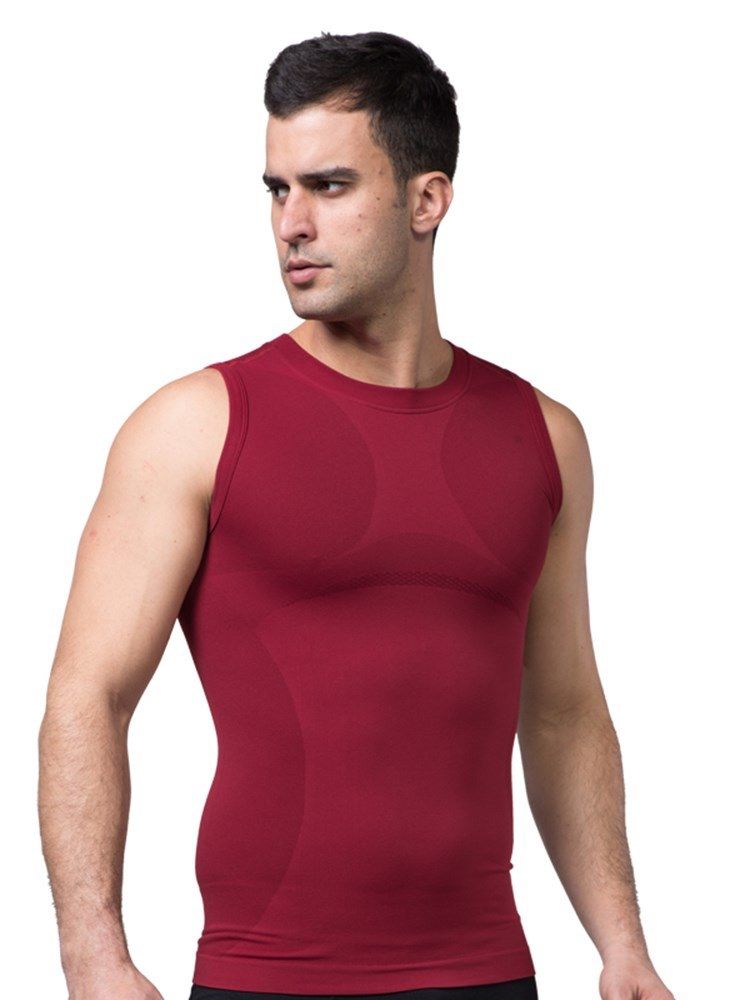 Seamless Quick Dry Outdoor Sports Vest Topp För Män