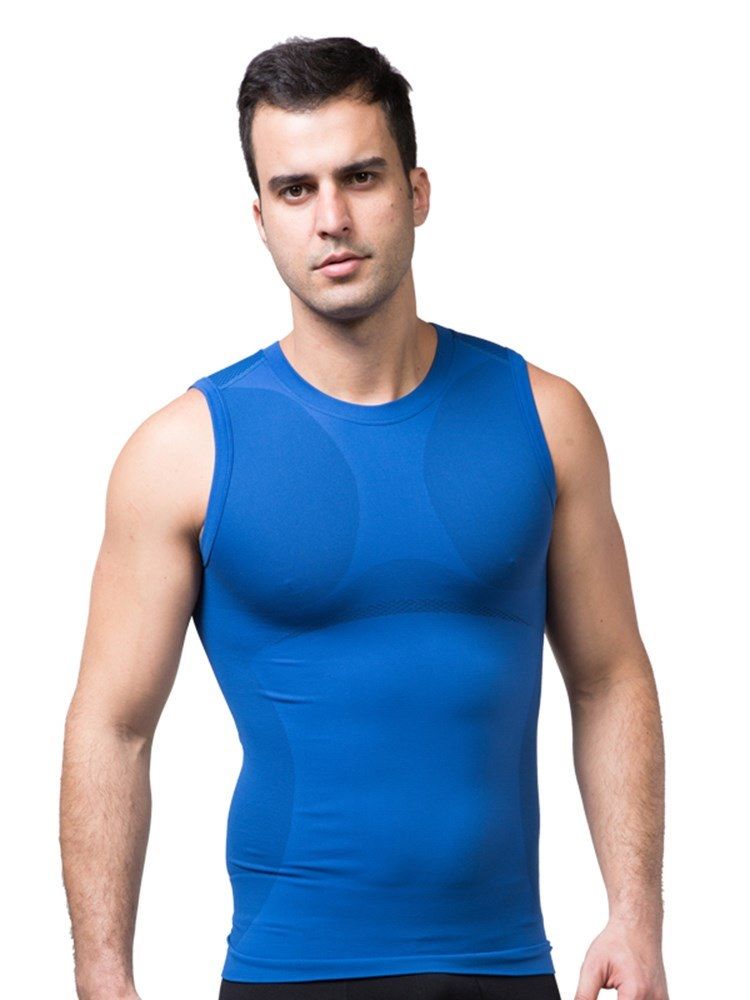 Seamless Quick Dry Outdoor Sports Vest Topp För Män