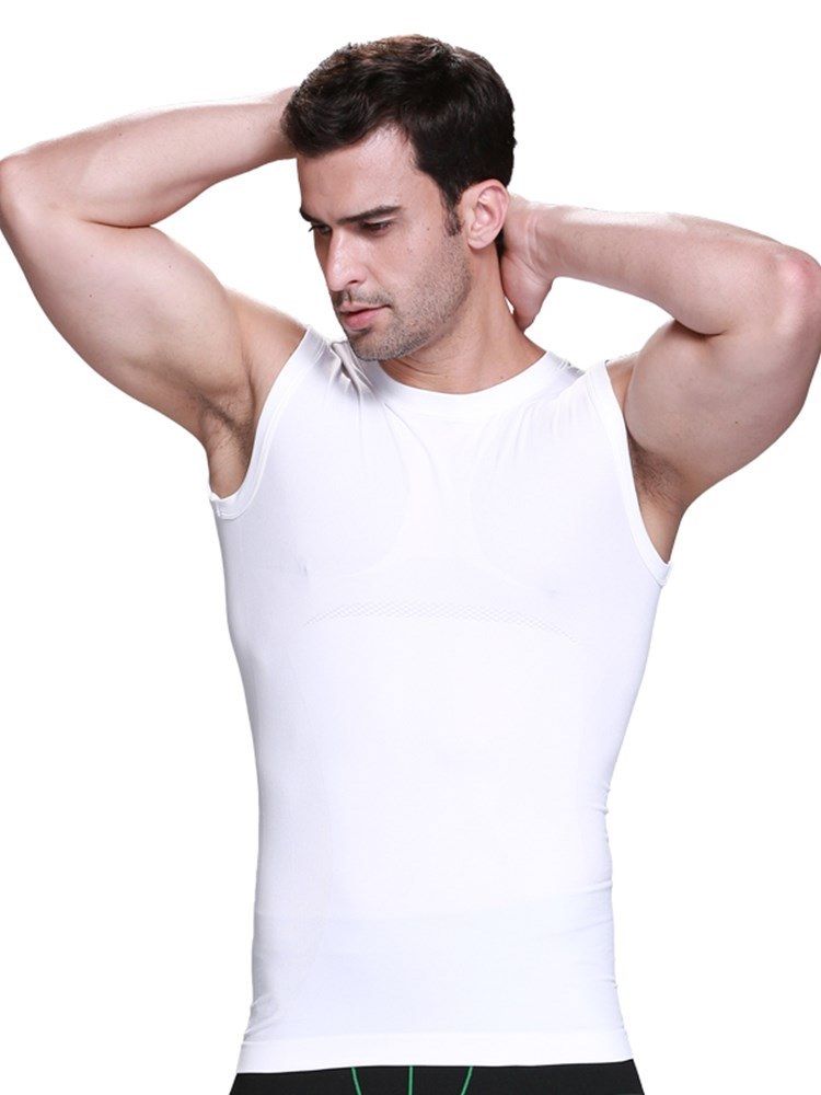 Seamless Quick Dry Outdoor Sports Vest Topp För Män
