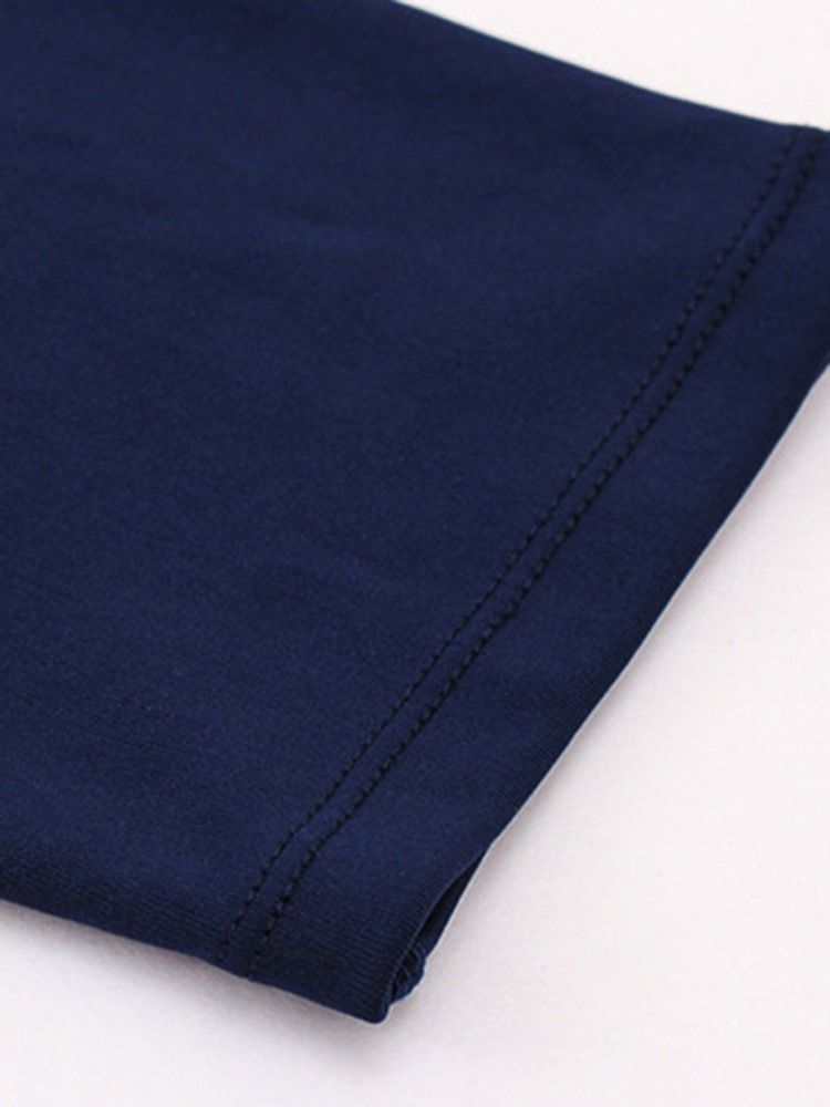 Solid Quick Dry Pullover Långärmad Hood Sports Tops