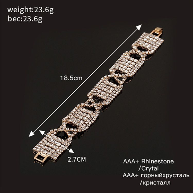 Romantiska Diamante Anniversary Kvinnliga Charm Armband