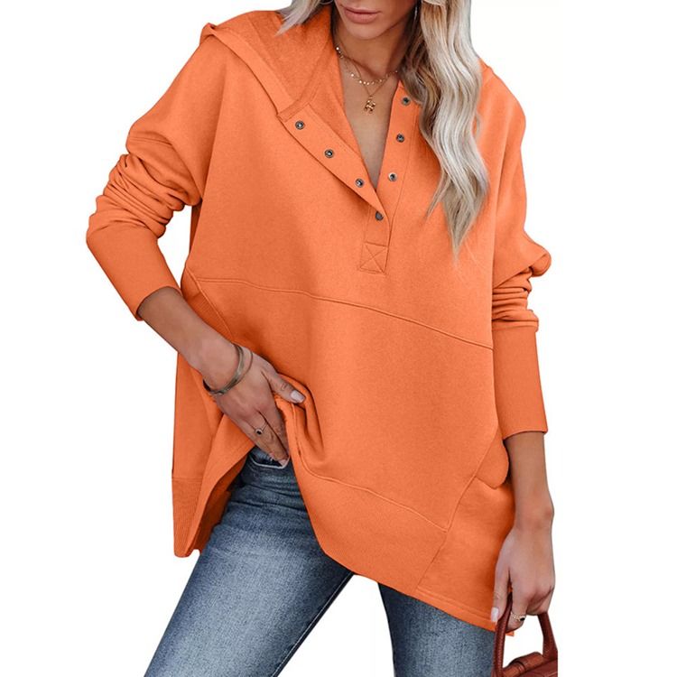 Pocket Vanlig Standard Spring Hoodie