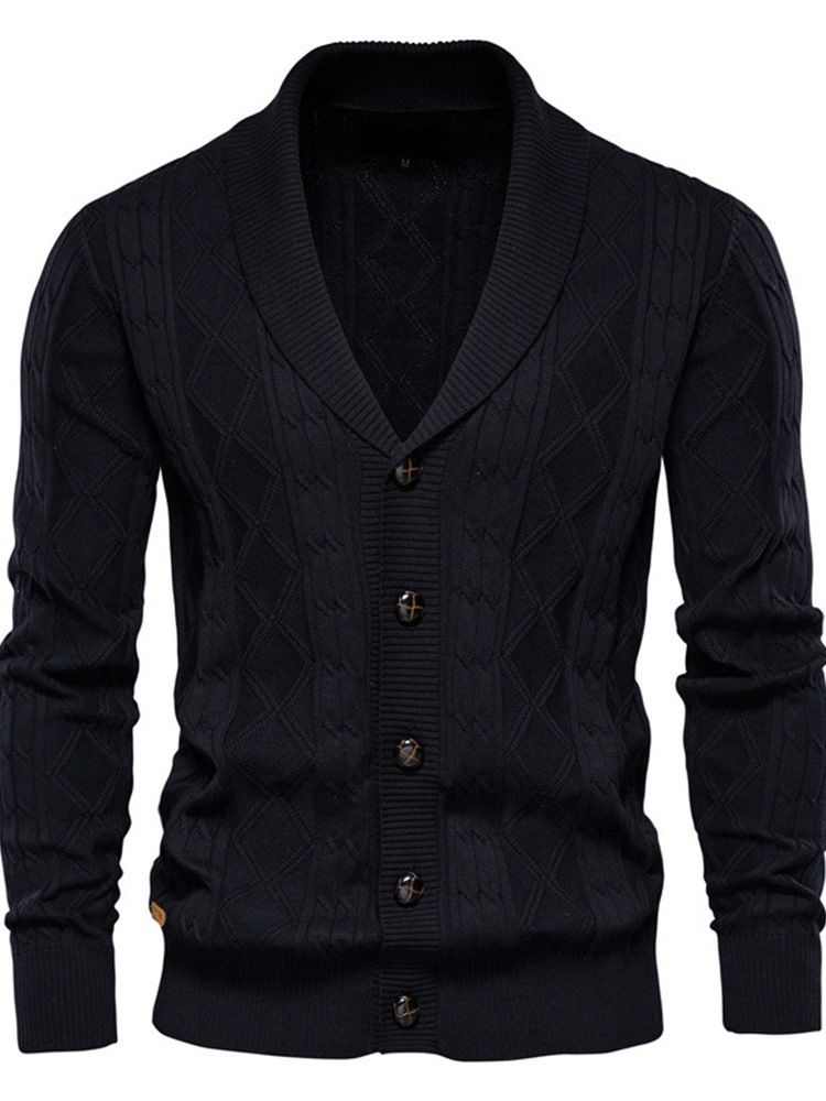 Casual Lapel Plain Standard Spring Slim Sweater