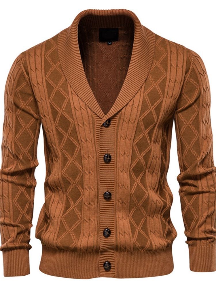 Casual Lapel Plain Standard Spring Slim Sweater