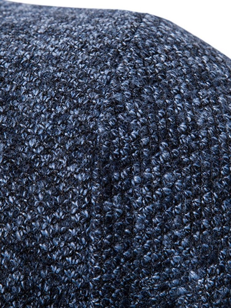 Dragkedja Color Block Standard Slim Fall-Tröja För Män