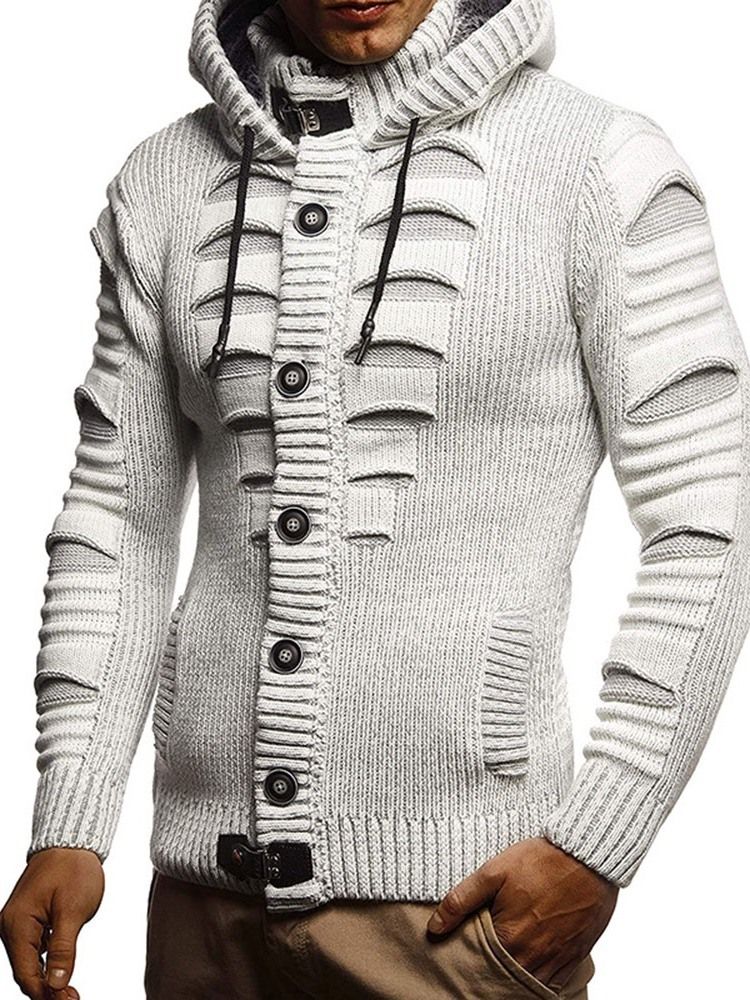 Hooded Standard European Slim Sweater