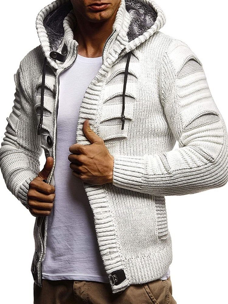 Hooded Standard European Slim Sweater