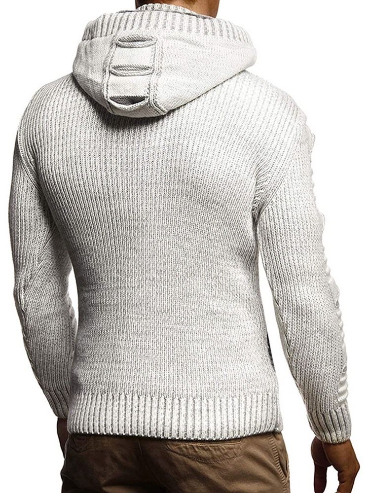 Hooded Standard European Slim Sweater