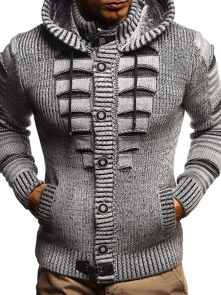 Hooded Standard European Slim Sweater