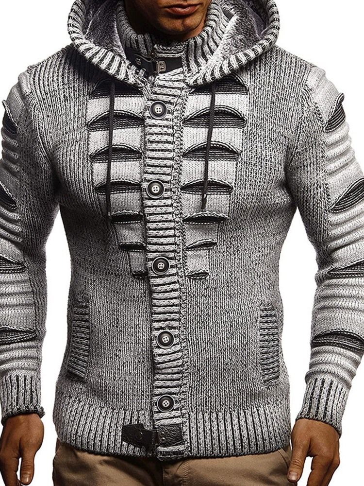 Hooded Standard European Slim Sweater