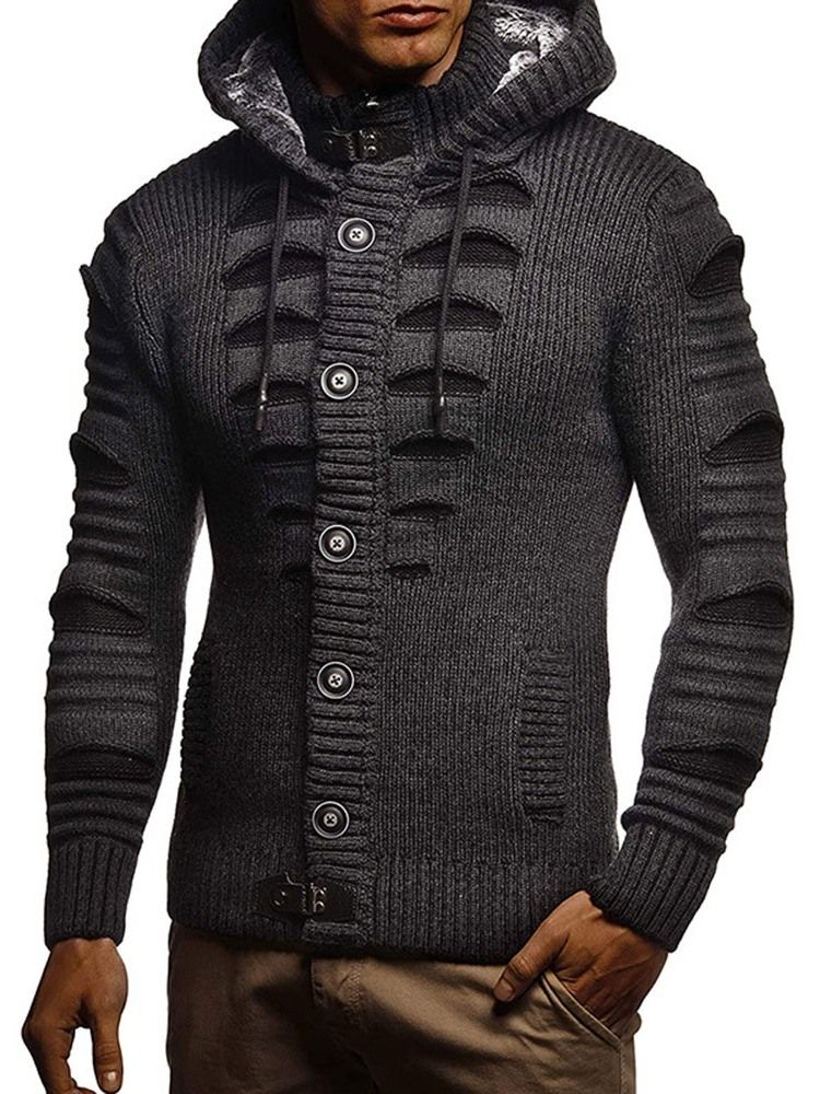 Hooded Standard European Slim Sweater