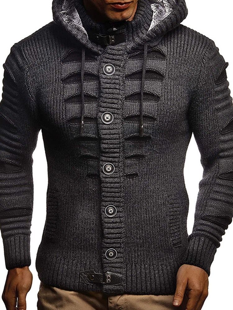 Hooded Standard European Slim Sweater