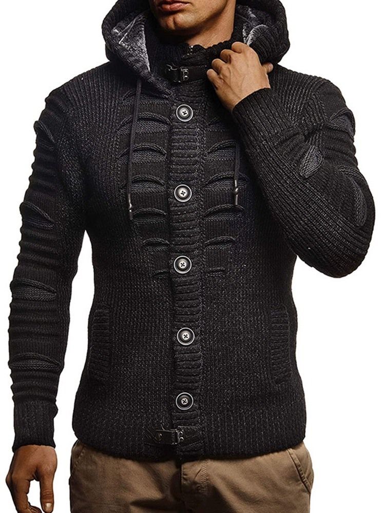 Hooded Standard European Slim Sweater