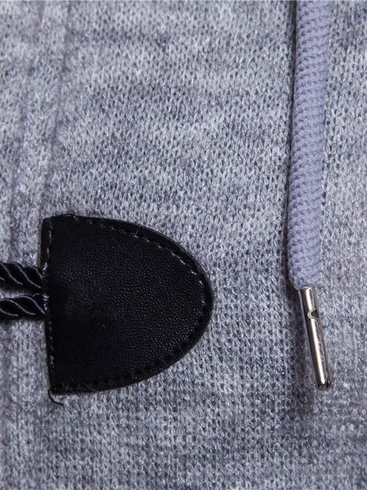 Huva Enkel Mellanlång Slimmad Vintertröja