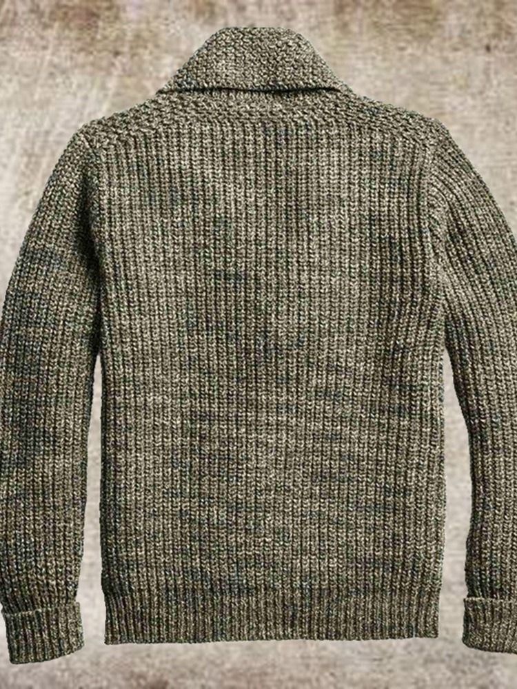 Plain Lapel Pocket Casual Herrtröja