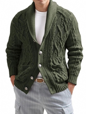 Pocket Lapel Standard Enkelknäppt Vintertröja