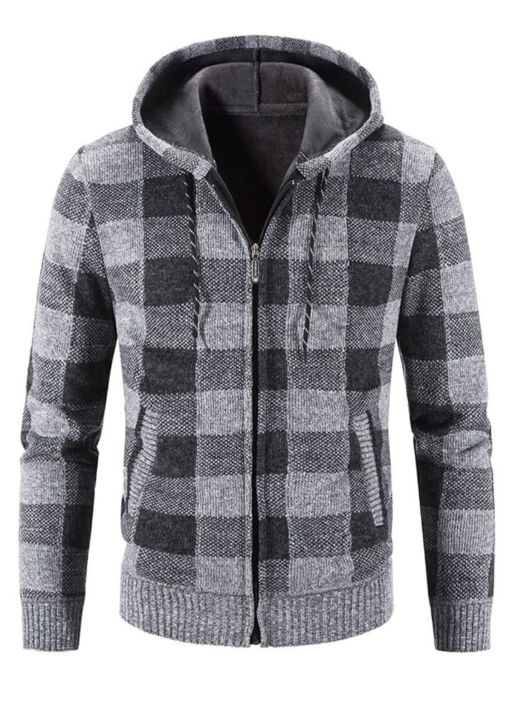 Rutig Standard Huva Casual Slim Sweater