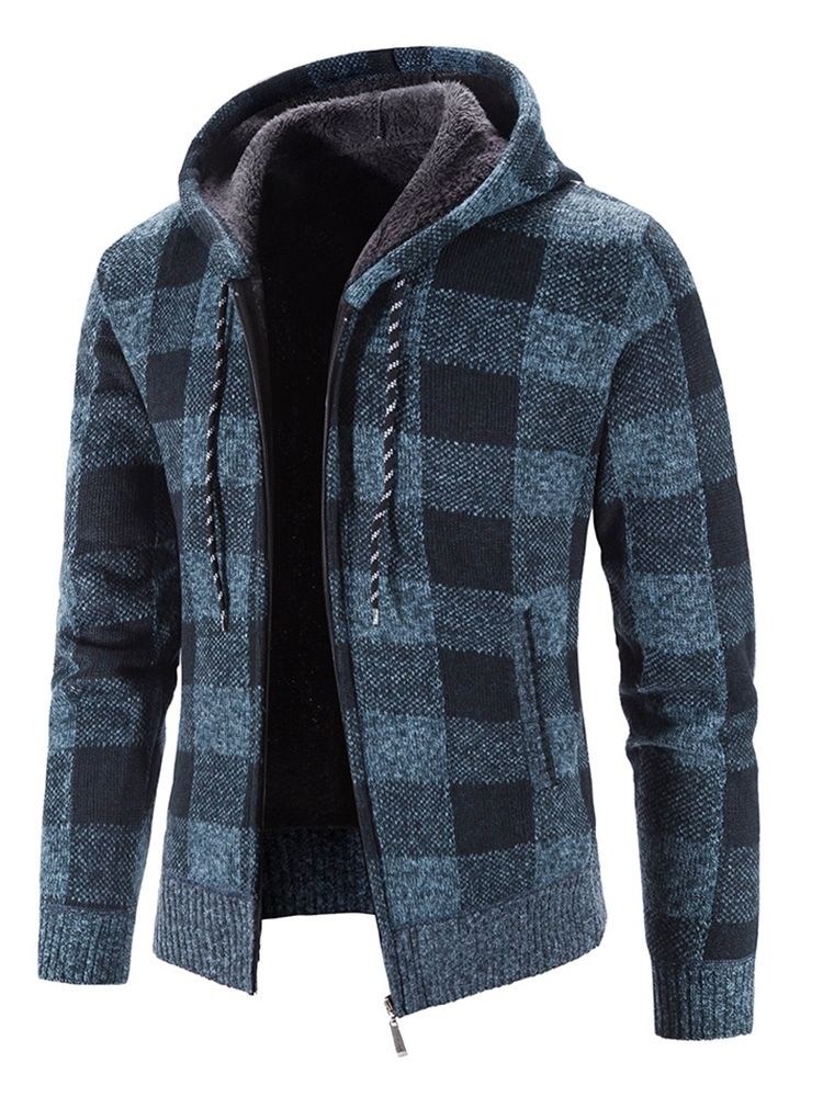 Rutig Standard Huva Casual Slim Sweater