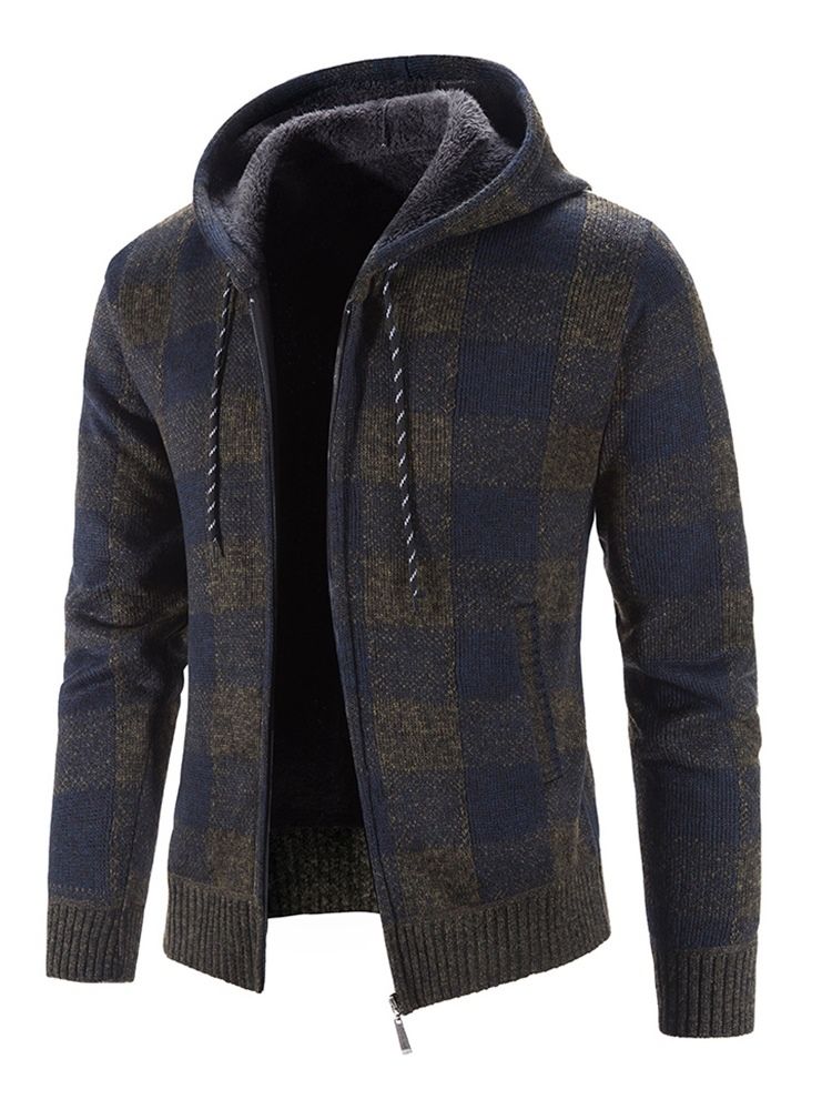 Rutig Standard Huva Casual Slim Sweater