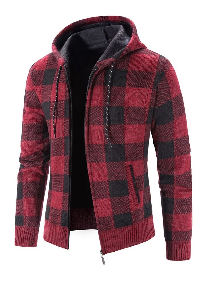 Rutig Standard Huva Casual Slim Sweater