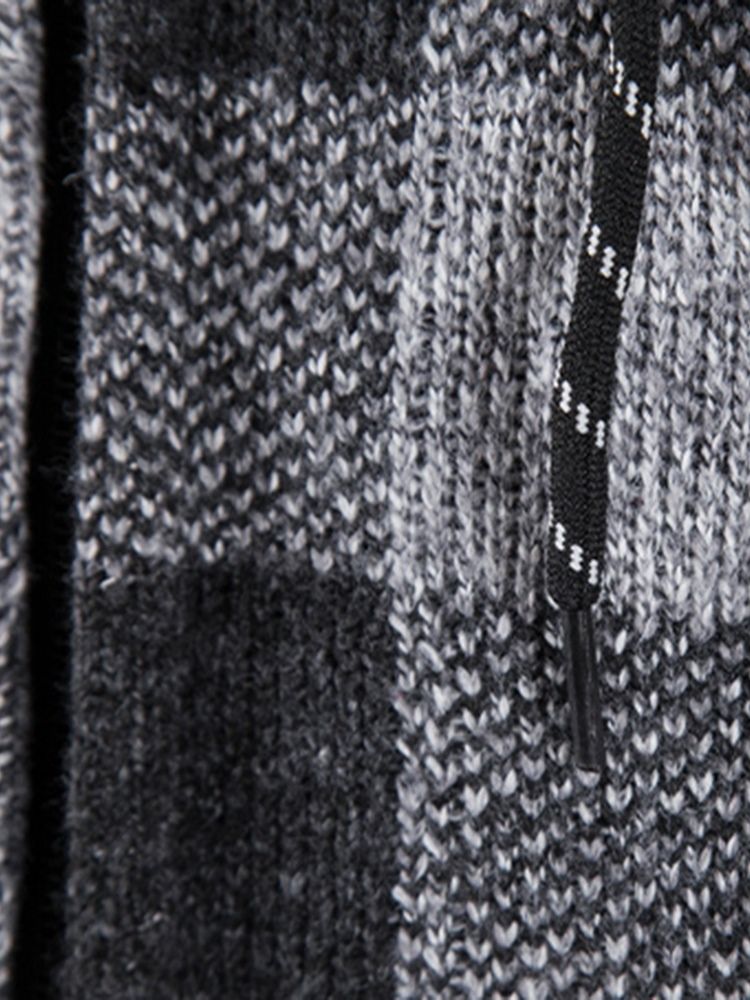 Rutig Standard Huva Casual Slim Sweater