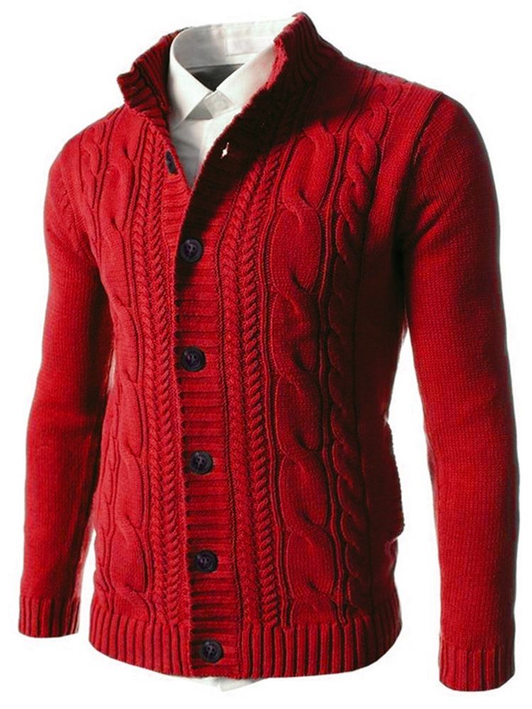 Ståkrage Enkel Standard Vinter Slim Sweater