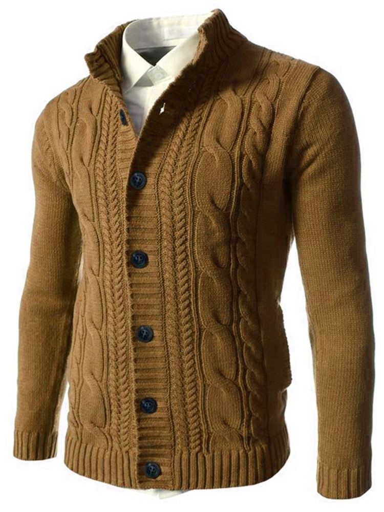 Ståkrage Enkel Standard Vinter Slim Sweater
