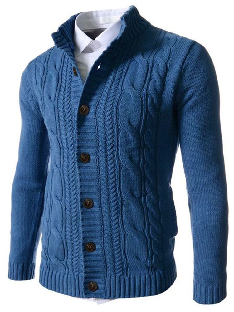 Ståkrage Enkel Standard Vinter Slim Sweater