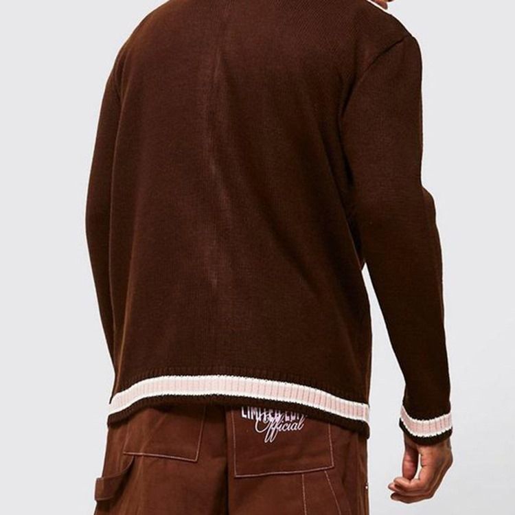 Ståkrage Letter Standard Fall Casual Tröja
