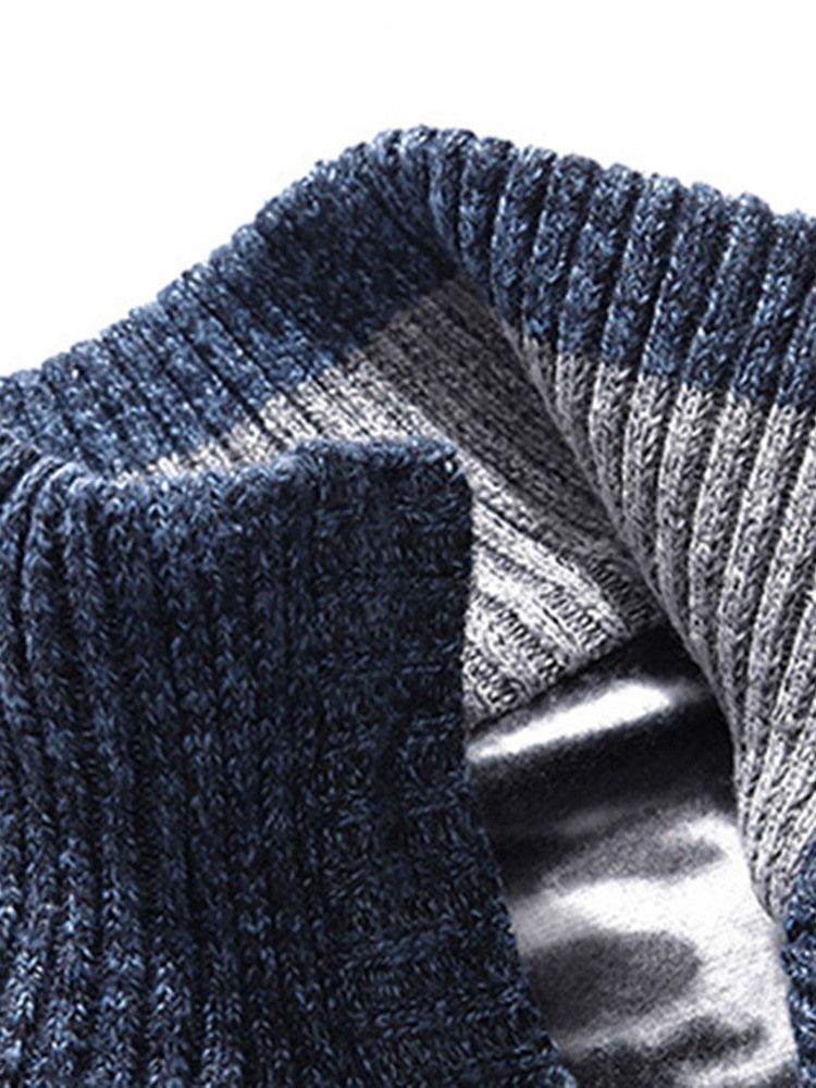 Ståkrage Standard Patchwork Slim Vintertröja