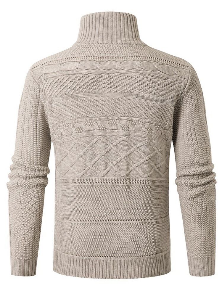 Standard Patchwork Slim Vintertröja