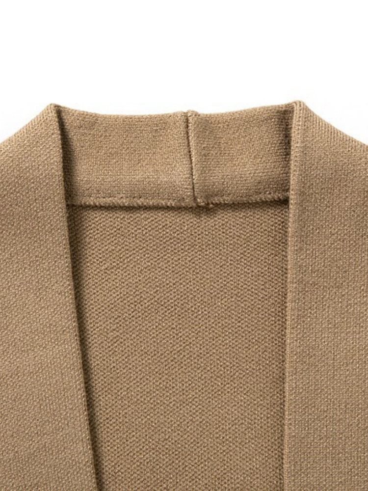 Standard Pocket Color Block Casual Herrtröja