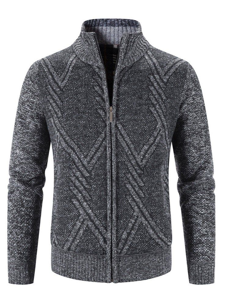 Standardtråd Color Block Casual Slim Sweater