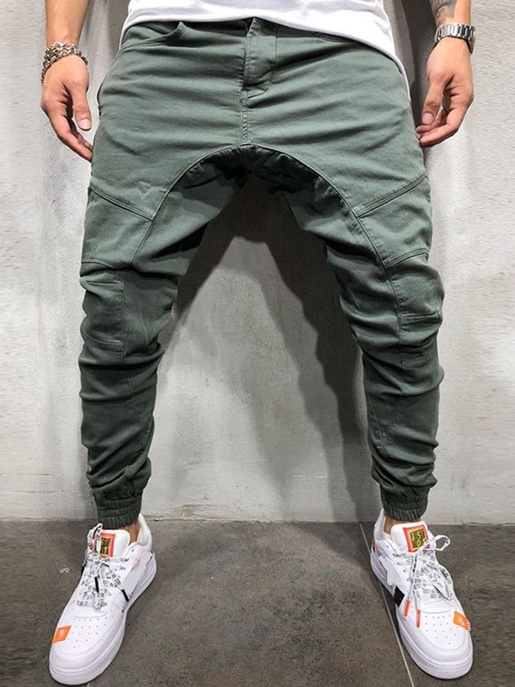 Pocket Plain Pencil Pants Herrbyxor