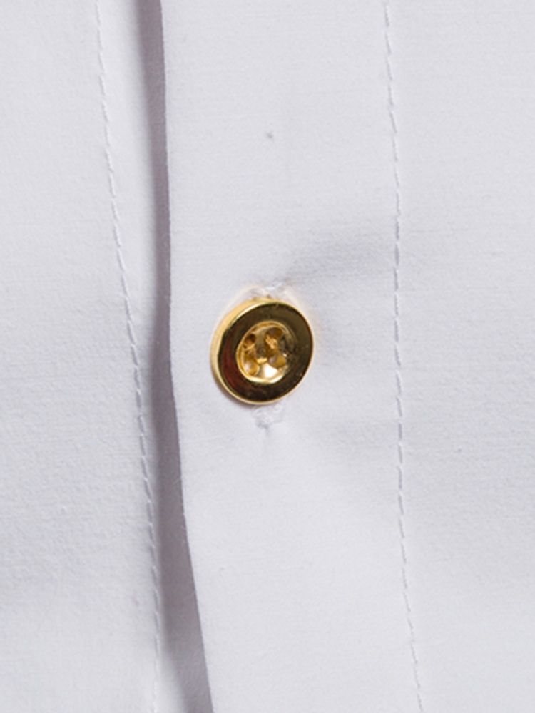 Enfärgade Lapel-Skjortor För Män Med Smal Passform