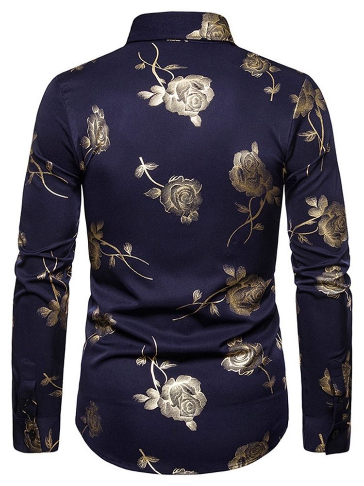 Lapel Fashion Enkelknäppt Tröja För Män