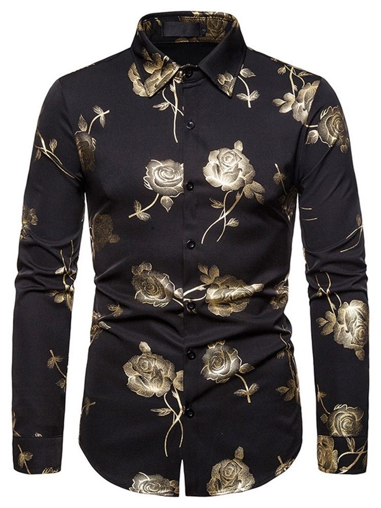 Lapel Fashion Enkelknäppt Tröja För Män