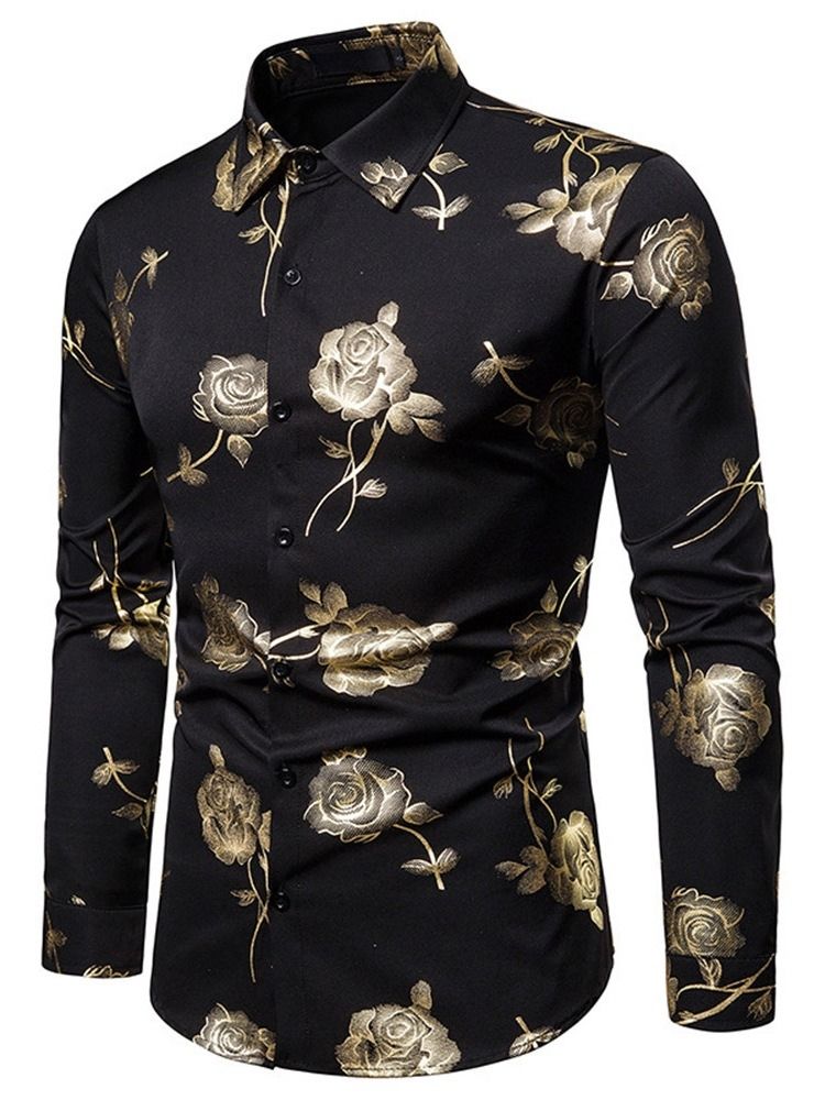 Lapel Fashion Enkelknäppt Tröja För Män