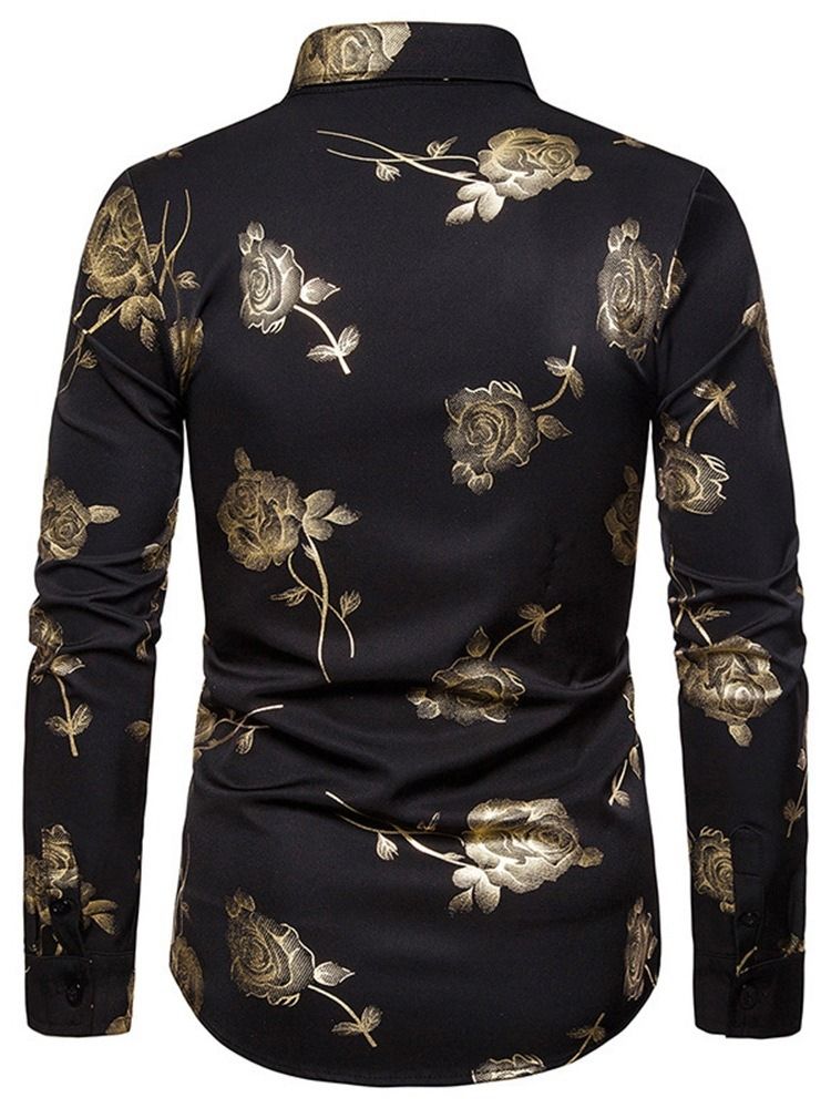 Lapel Fashion Enkelknäppt Tröja För Män