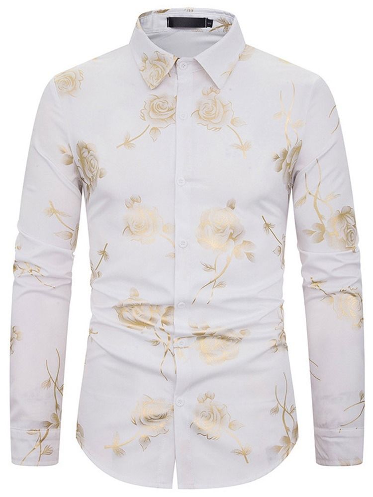 Lapel Fashion Enkelknäppt Tröja För Män