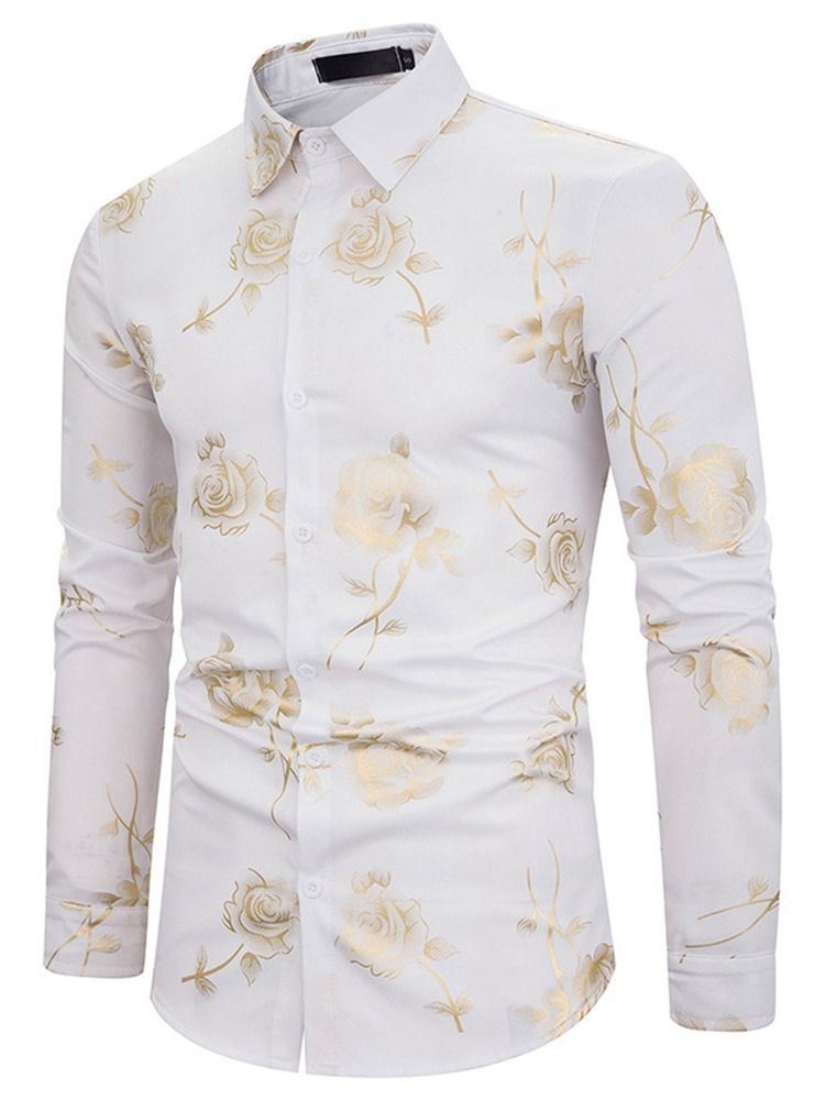 Lapel Fashion Enkelknäppt Tröja För Män