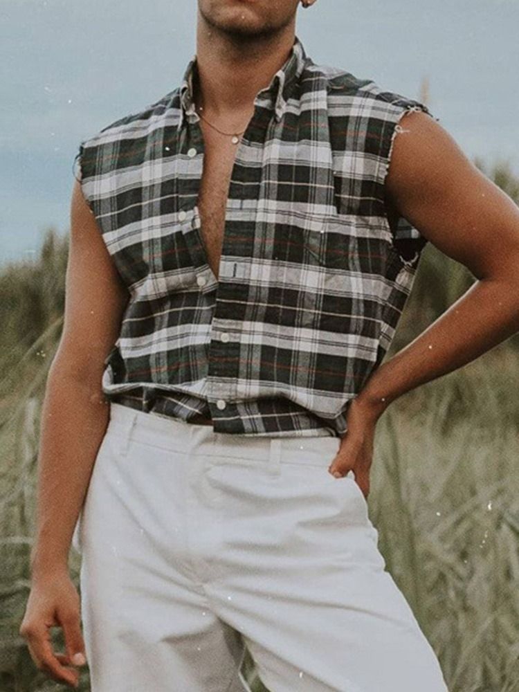 Mode Casual Lapel Print Spring Slim Shirt