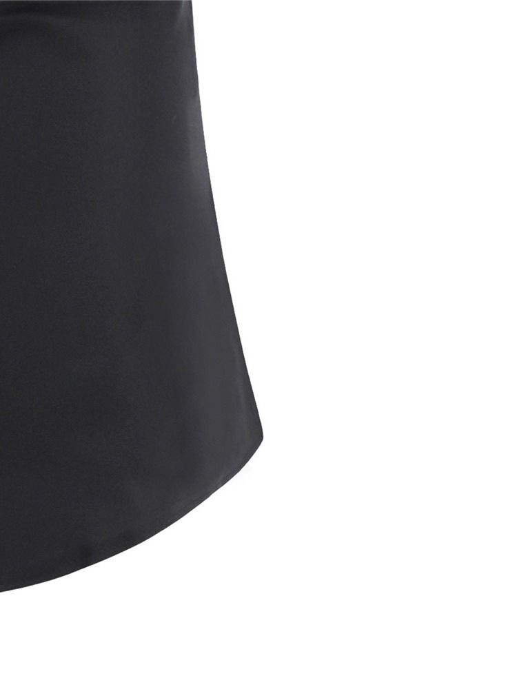 Ol Print Lapel Slim Shirt För Män