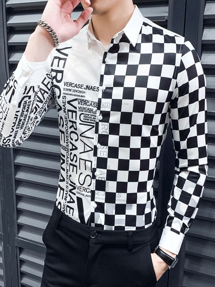 Print Casual Slim Shirt