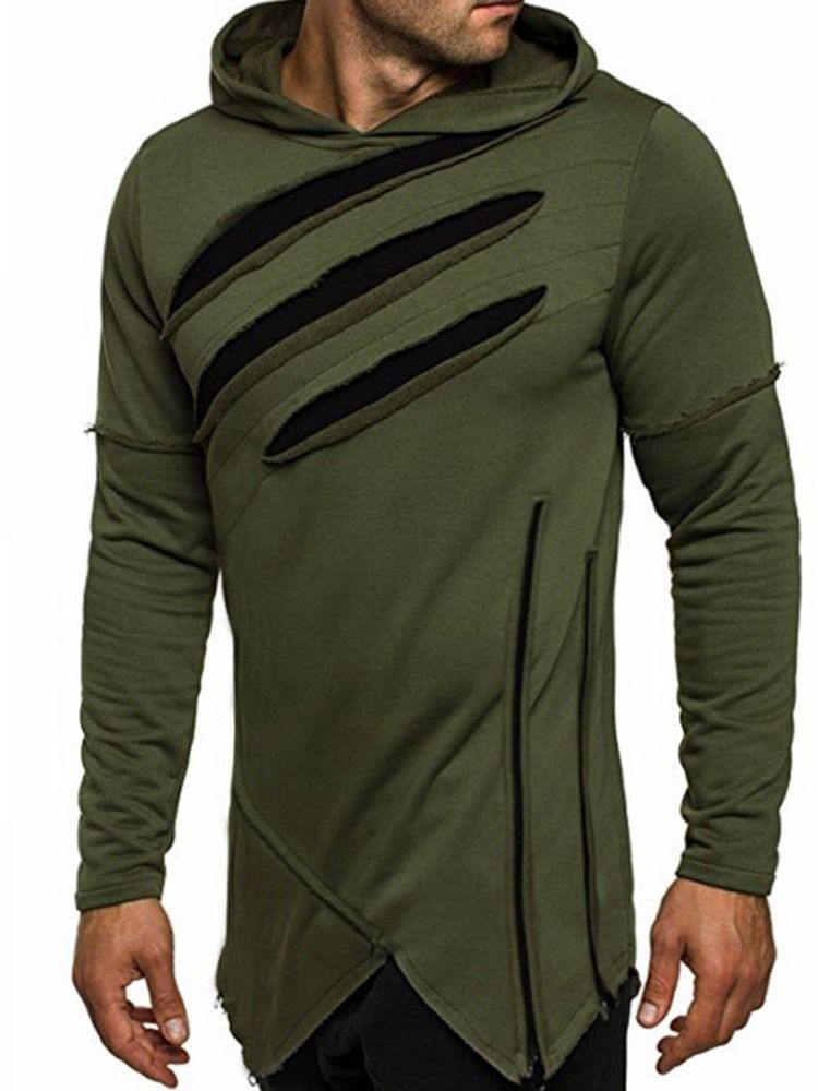 Pullover Slim-Huvtröjor För Herr