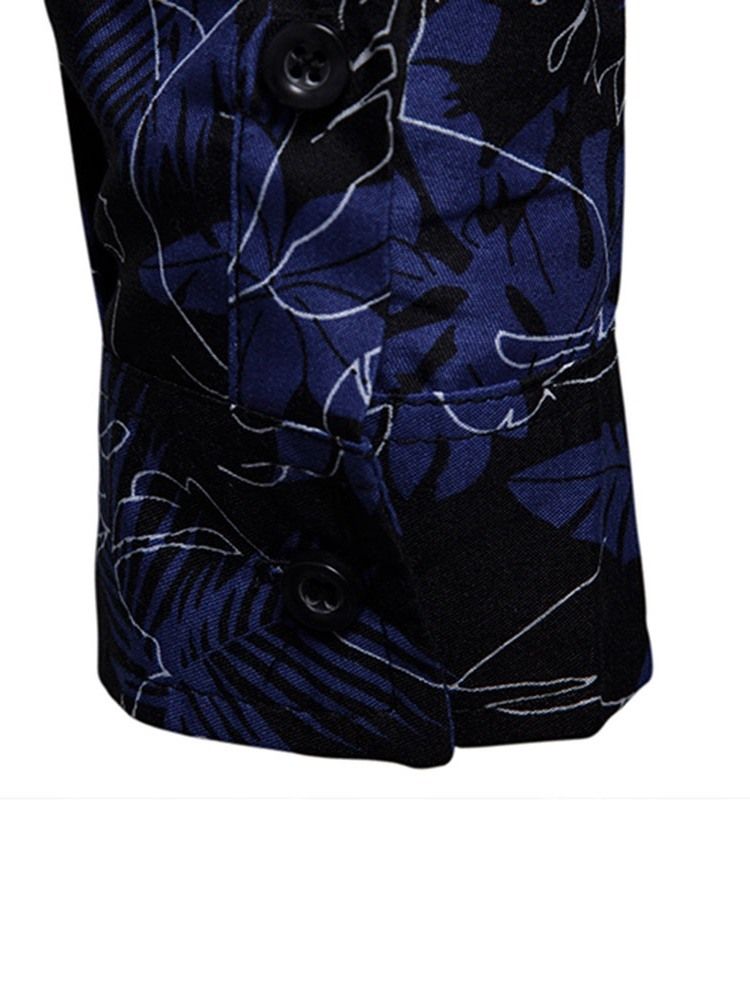 Tryck Lapel European Slim Fall Shirt